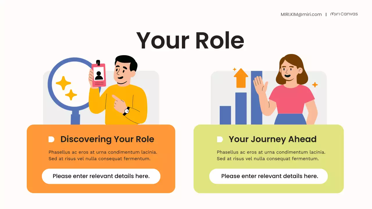 Orange Green Cute Onboarding Induction Manual Presentation