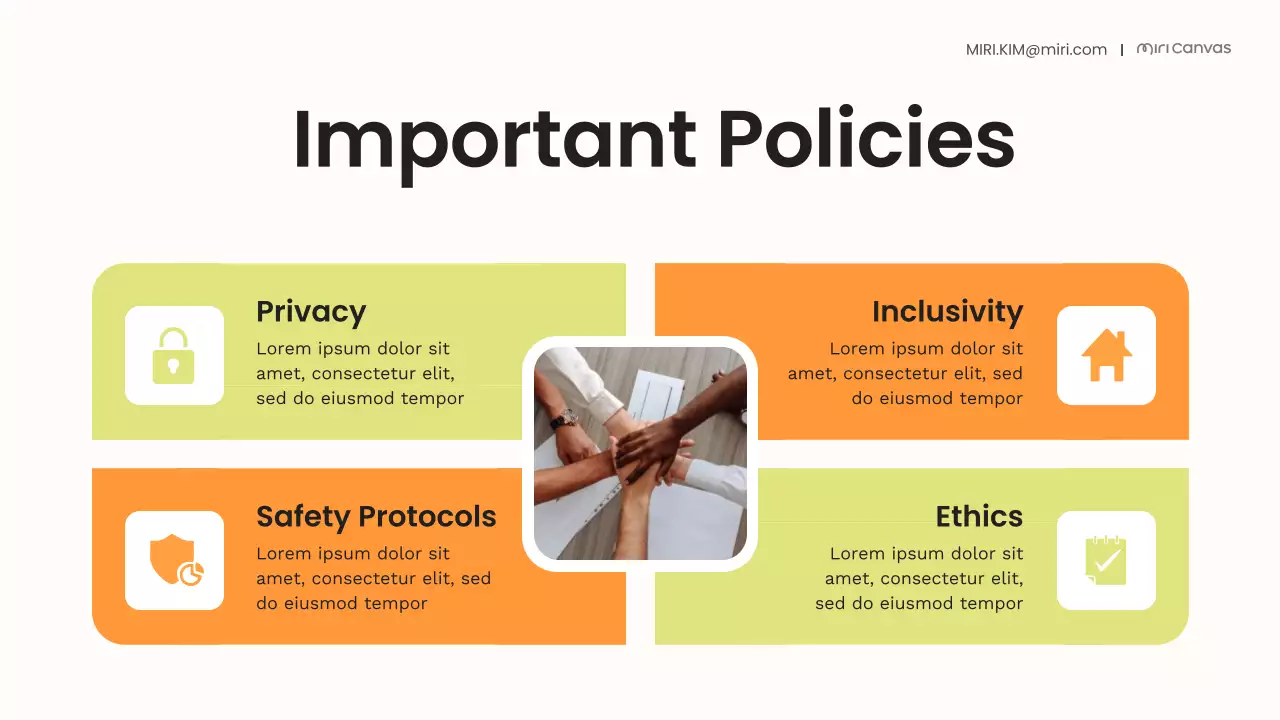 Orange Green Cute Onboarding Induction Manual Presentation