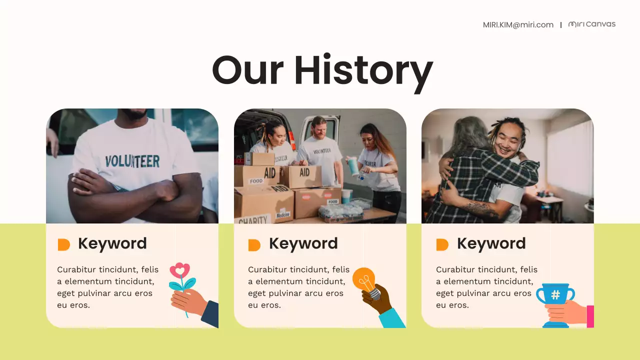 Orange Green Cute Onboarding Induction Manual Presentation