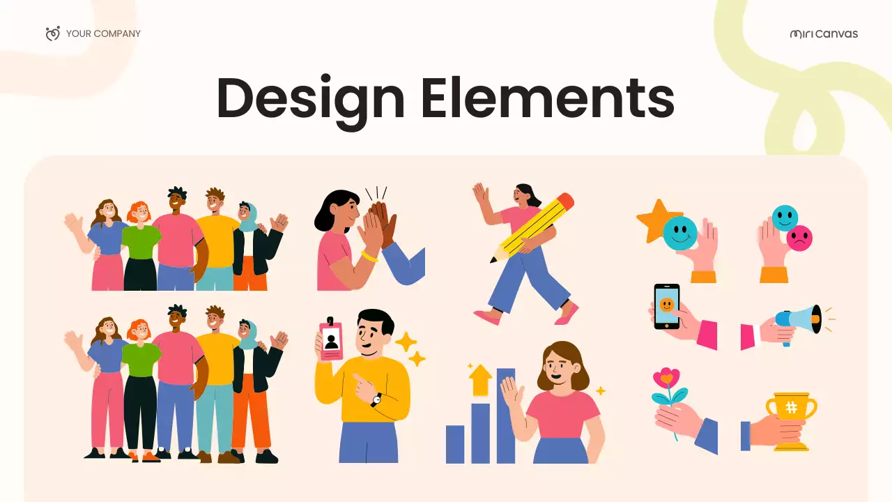 Orange Green Cute Onboarding Induction Manual Presentation