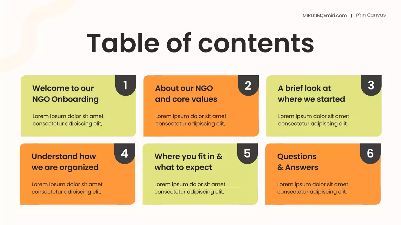Orange Green Cute Onboarding Induction Manual Presentation