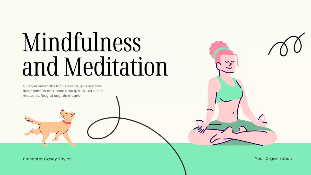 Mint Minimal Meditation Course Presentation