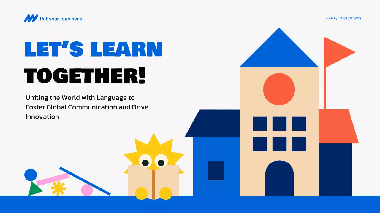 Colorful Creative English Lecture Presentation