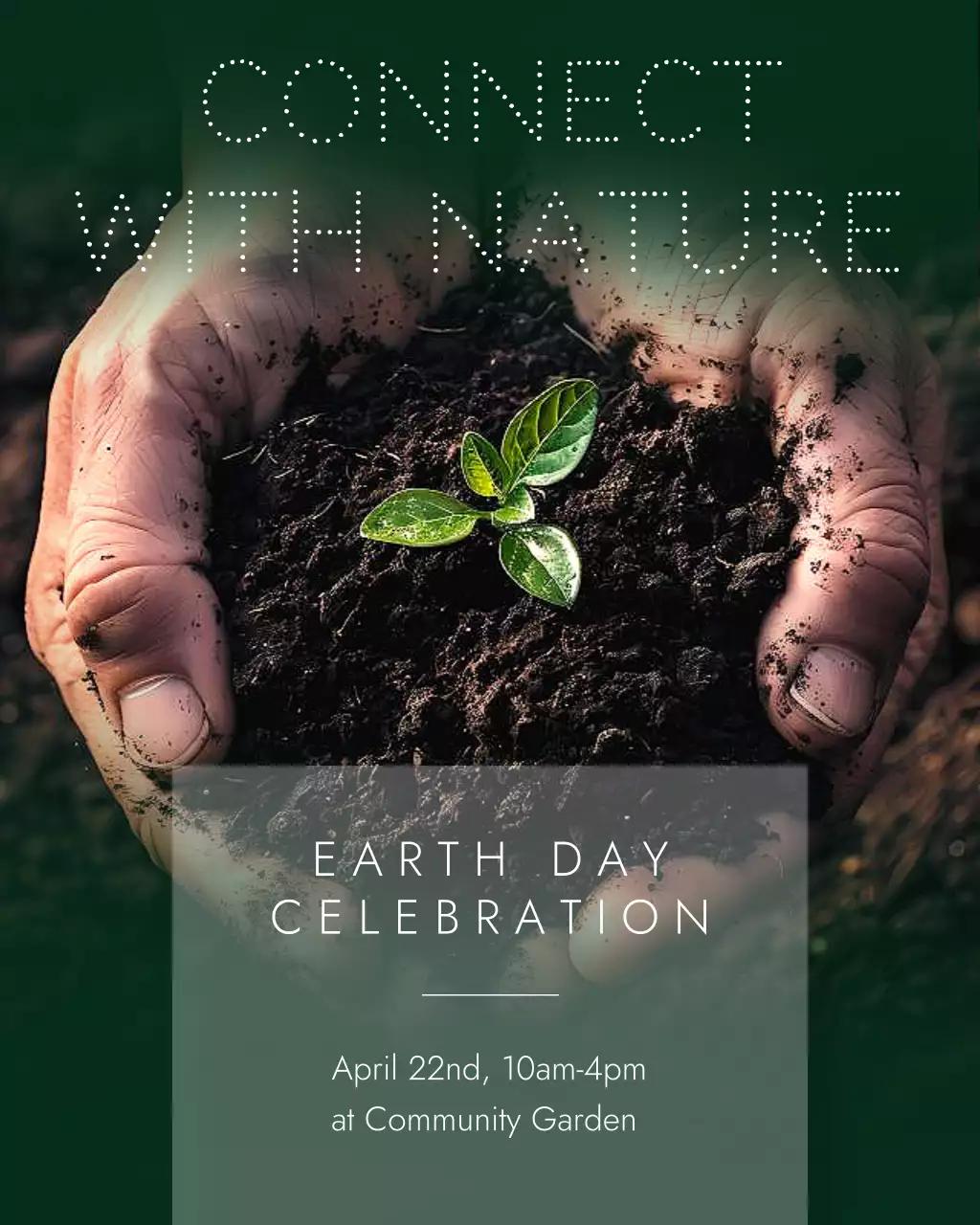 Brown Organic Earth Day Event Instagram Post