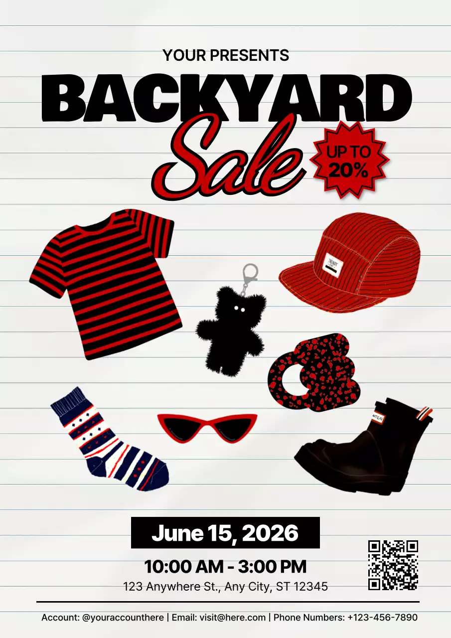 Red Trendy Sale Promotion