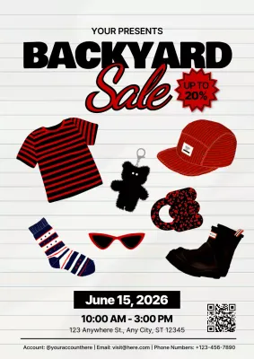 Red Trendy Sale Promotion