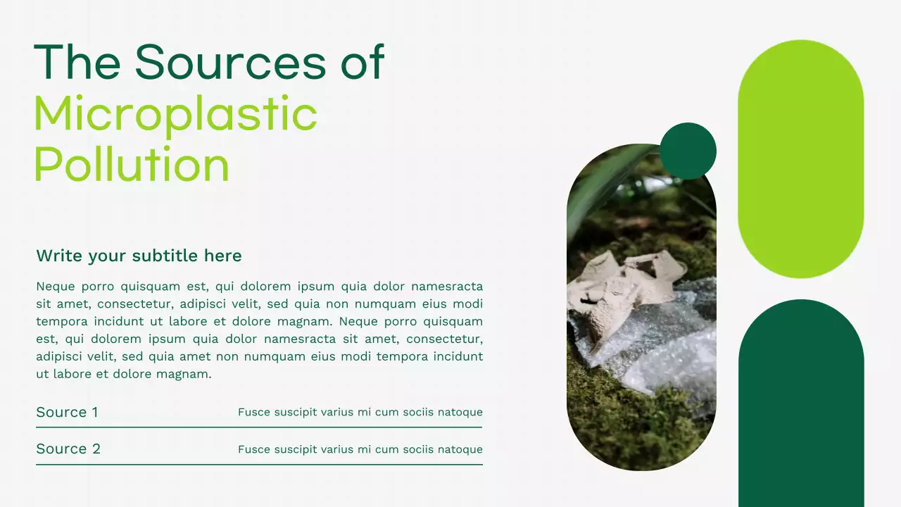 Earth Day Green and Modern Effective Waste Management Presentation