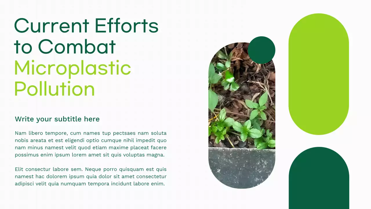 Earth Day Green and Modern Effective Waste Management Presentation