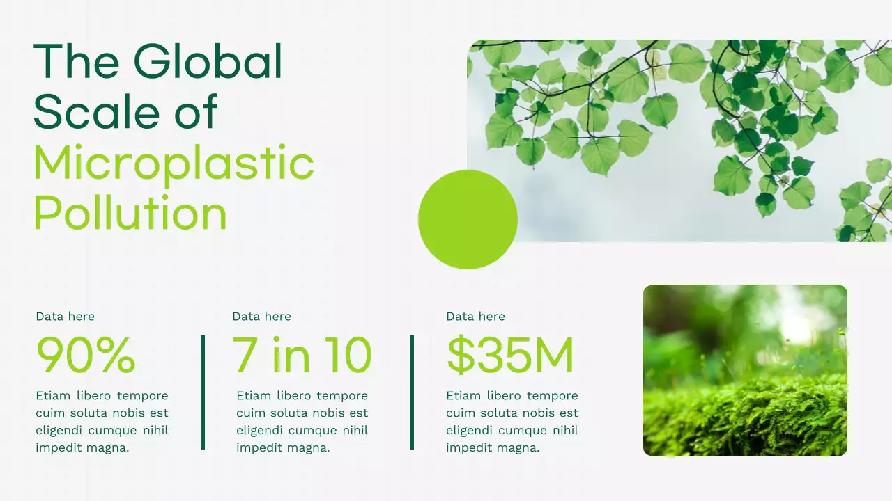 Earth Day Green and Modern Effective Waste Management Presentation