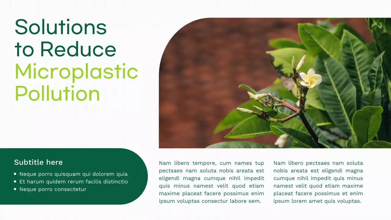 Earth Day Green and Modern Effective Waste Management Presentation