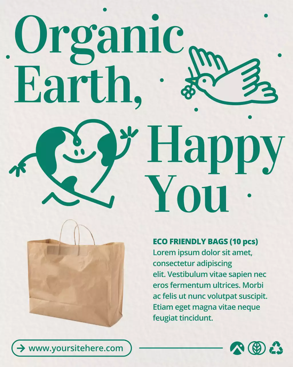 Green Organic Eco Advertisement Instagram Post