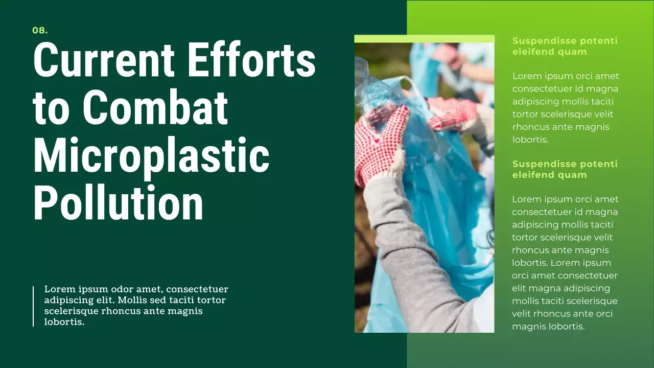 Green Modern Sustainability Waste Management Presentation