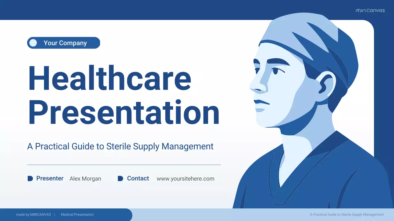 Blue Professional Medical Guide Presentation