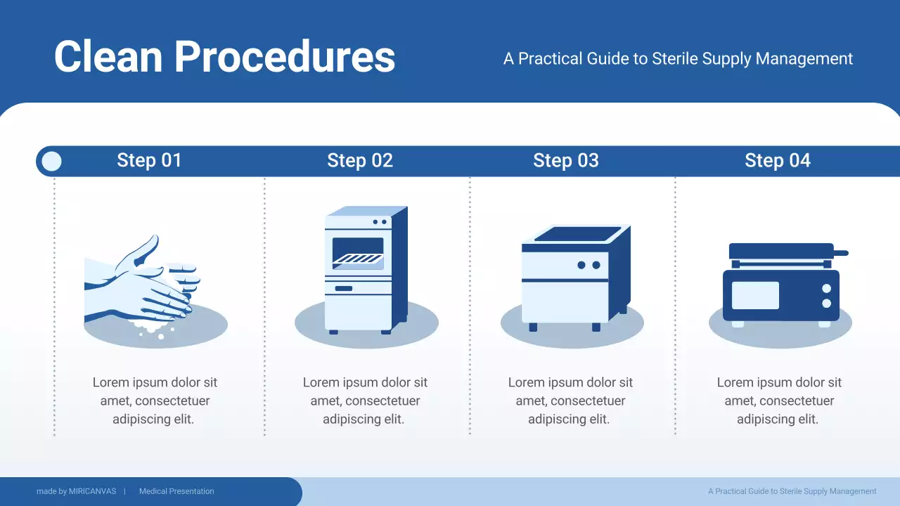 Blue Professional Medical Guide Presentation