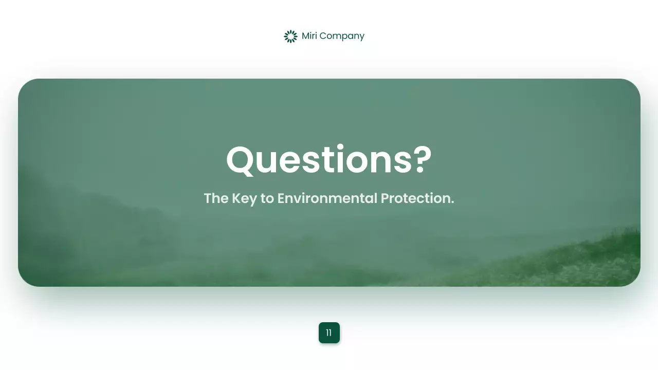 Green Modern Waste Management Presentation