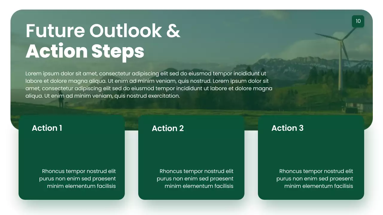 Green Modern Waste Management Presentation