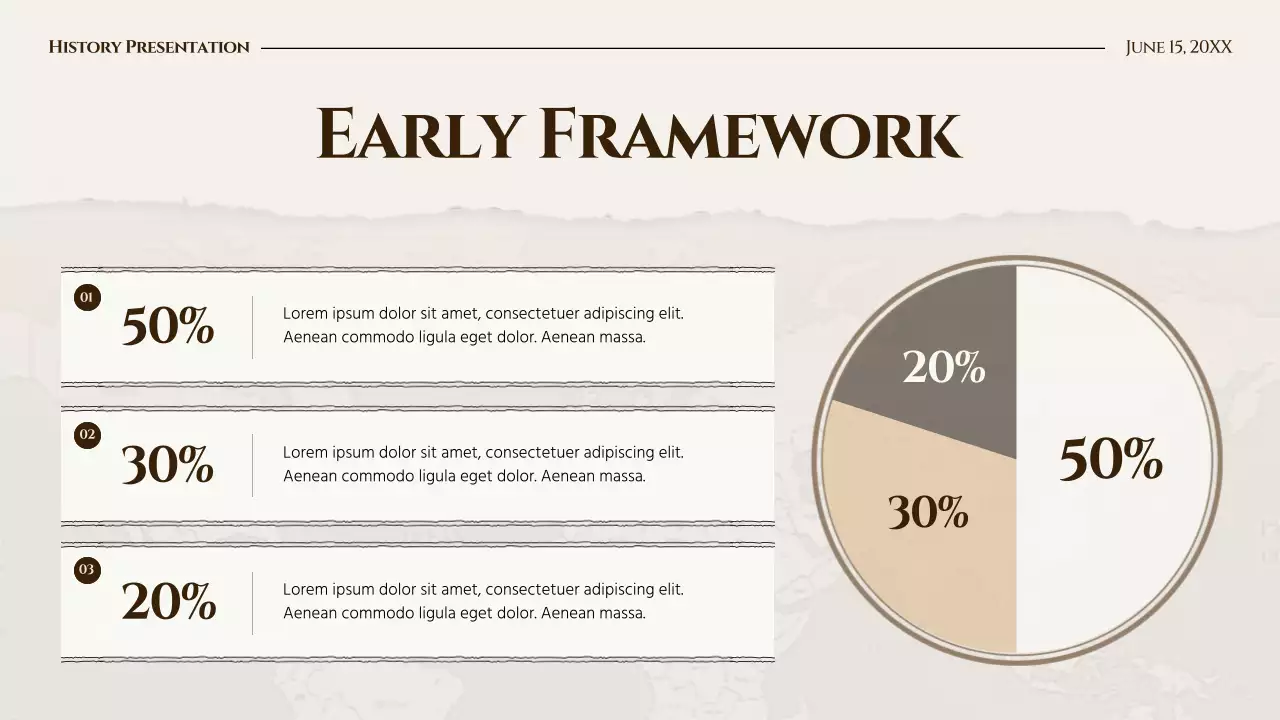 Beige Vintage History Class Presentation