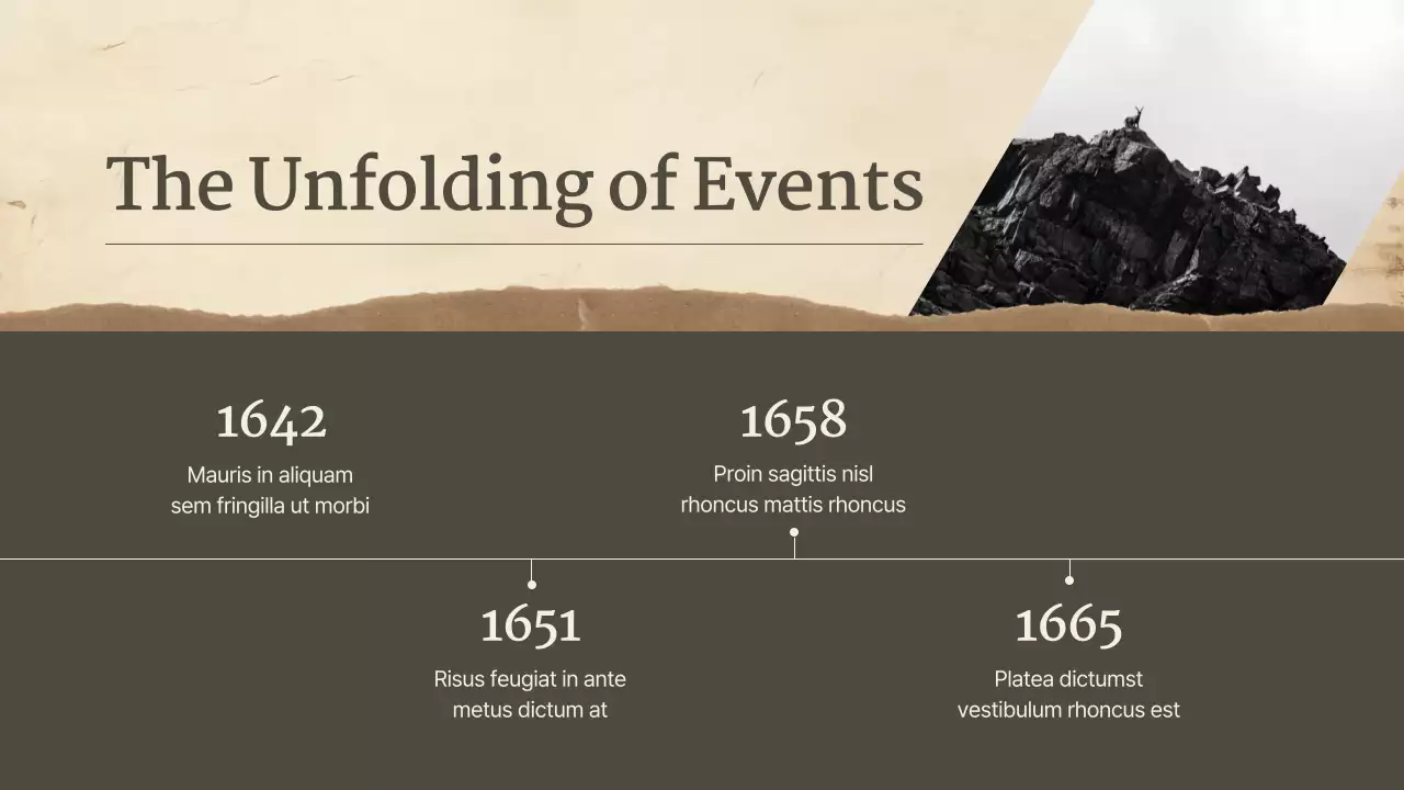 Beige Classic History Course Presentation