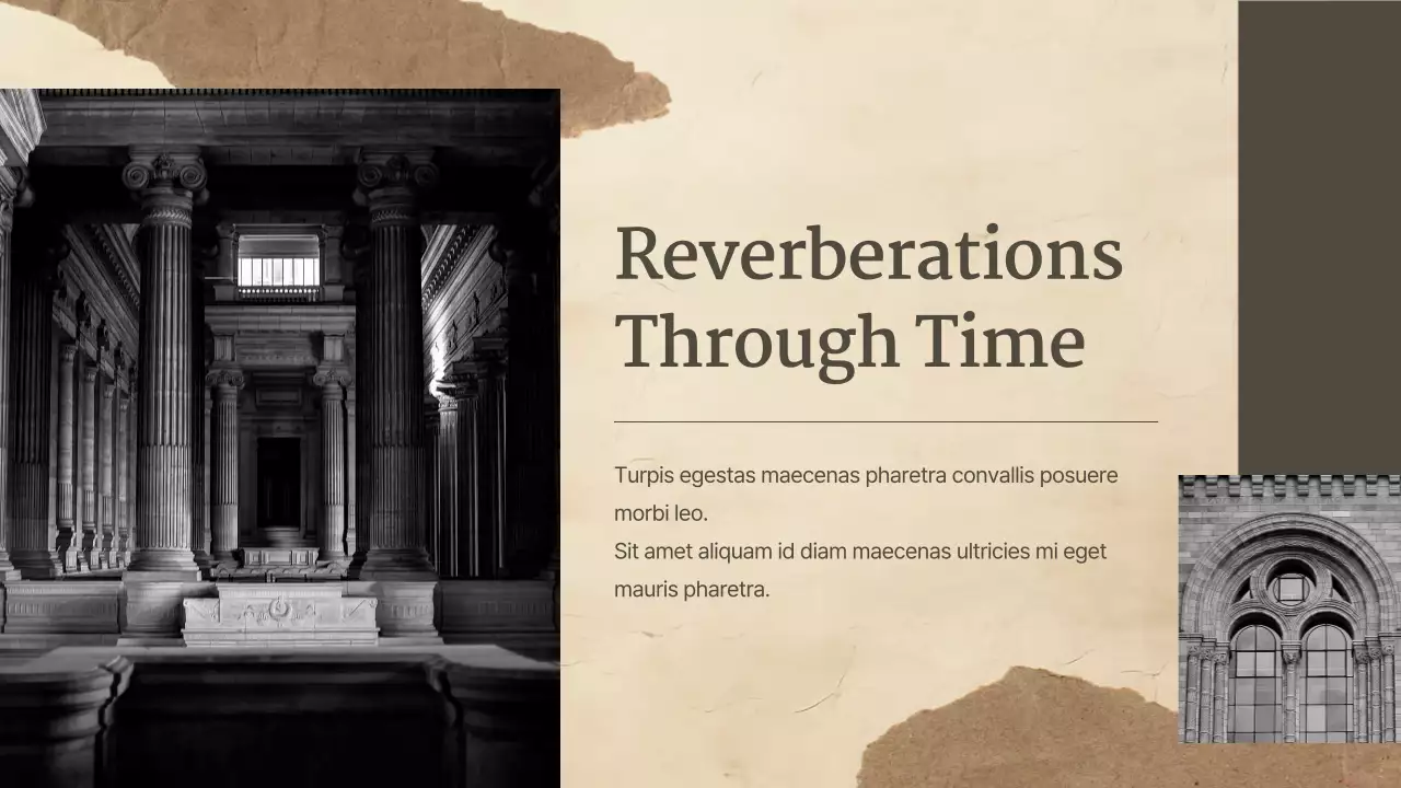 Beige Classic History Course Presentation