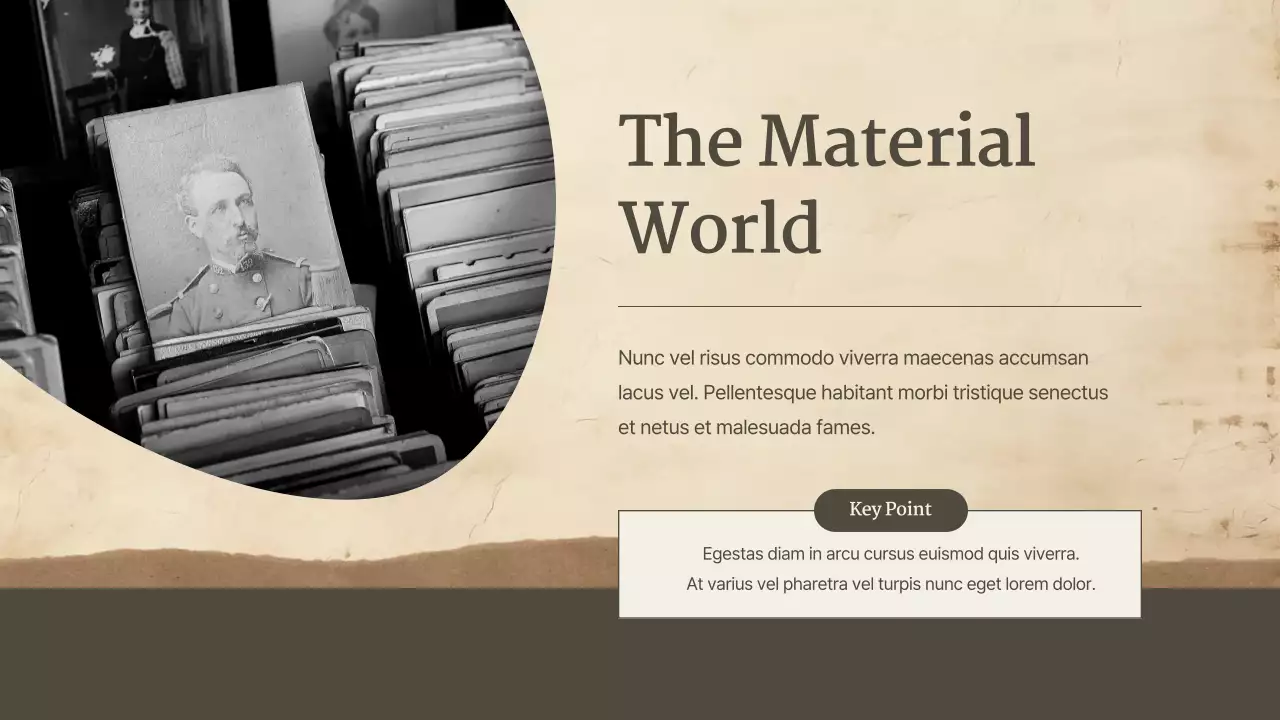 Beige Classic History Course Presentation