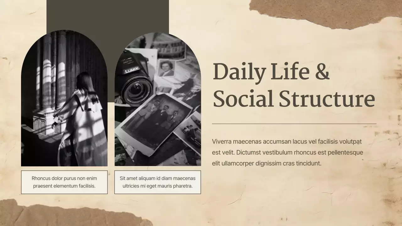 Beige Classic History Course Presentation