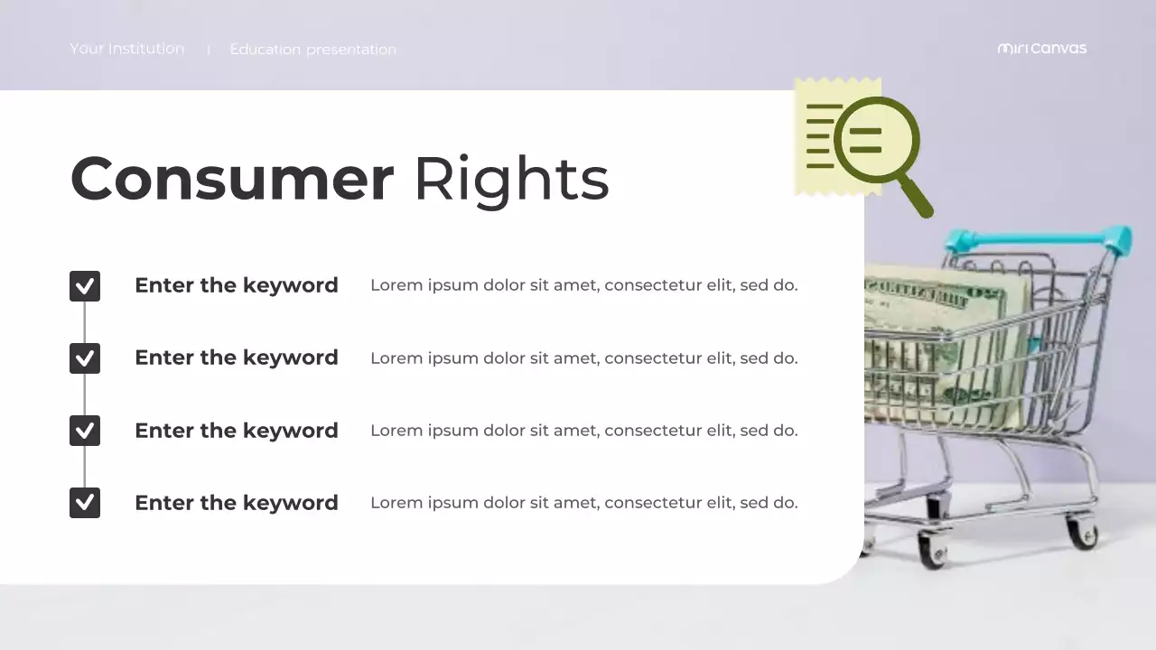 Pink Green Basic Consumer Rights Awareness Class Presentation