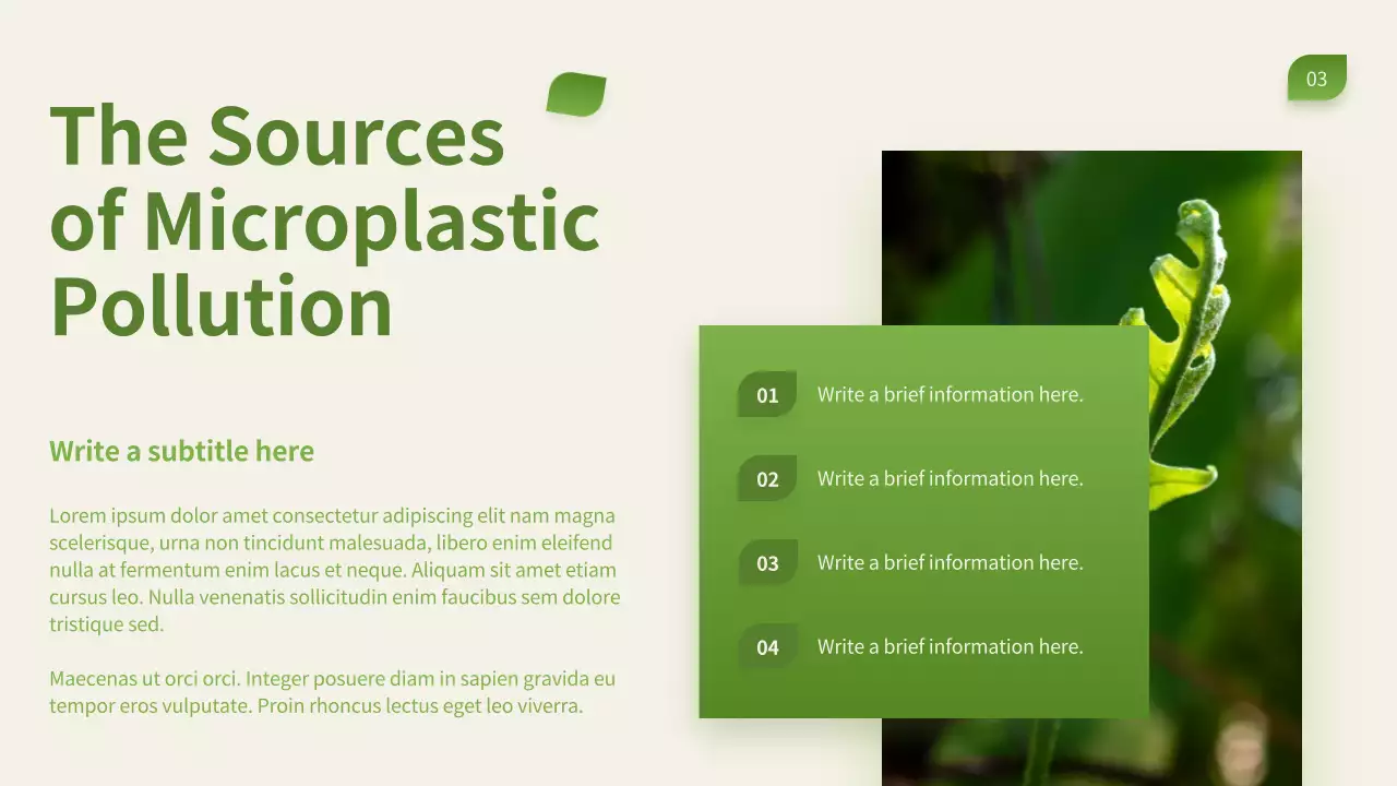 Green Modern Waste Management Presentation