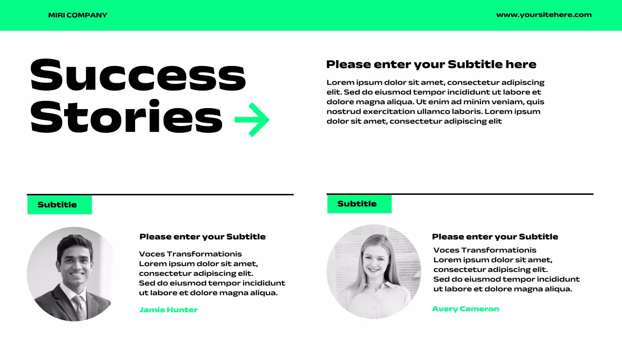 Green Futuristic Impact Report Presentation