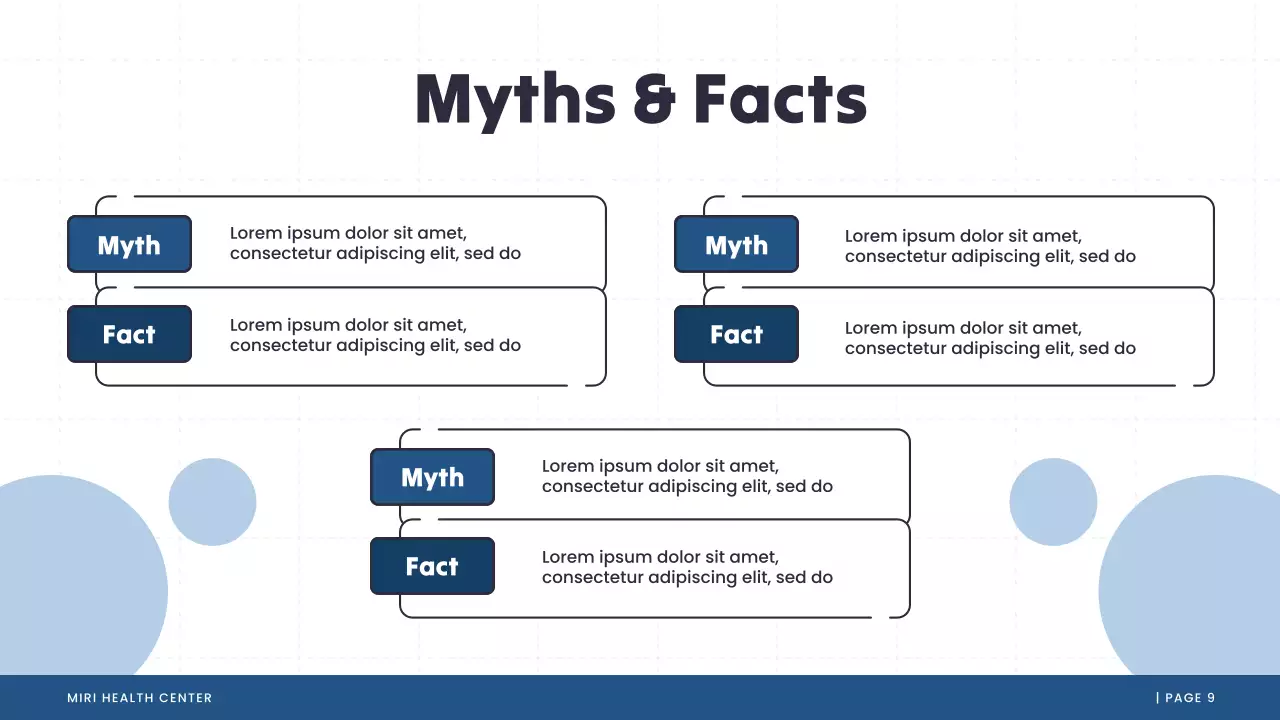 Blue and White Illustrative Mental Health Presentation