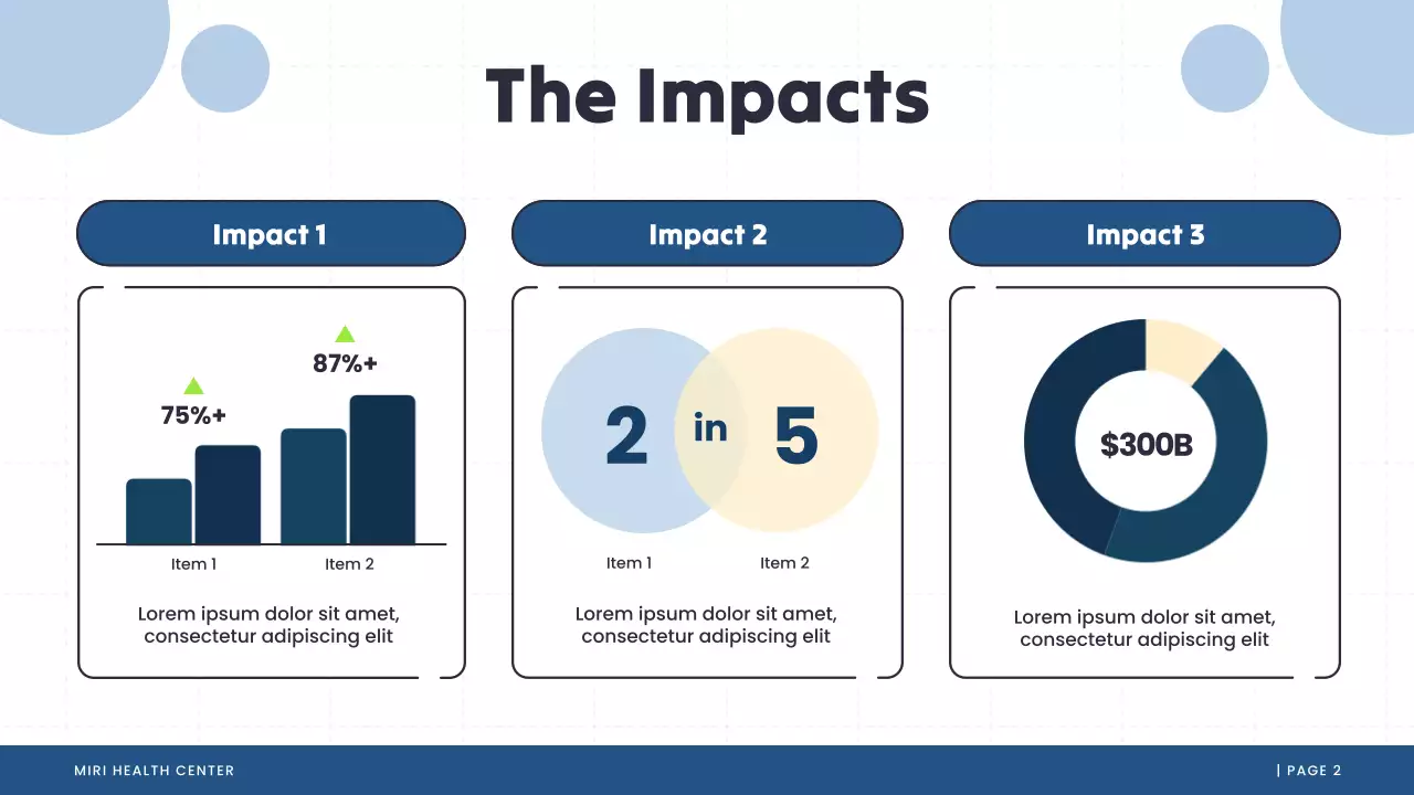Blue and White Illustrative Mental Health Presentation