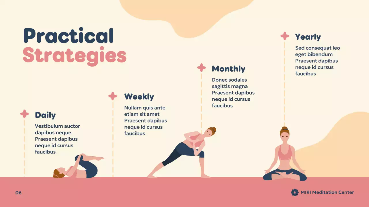 Beige Minimal Meditation Presentation