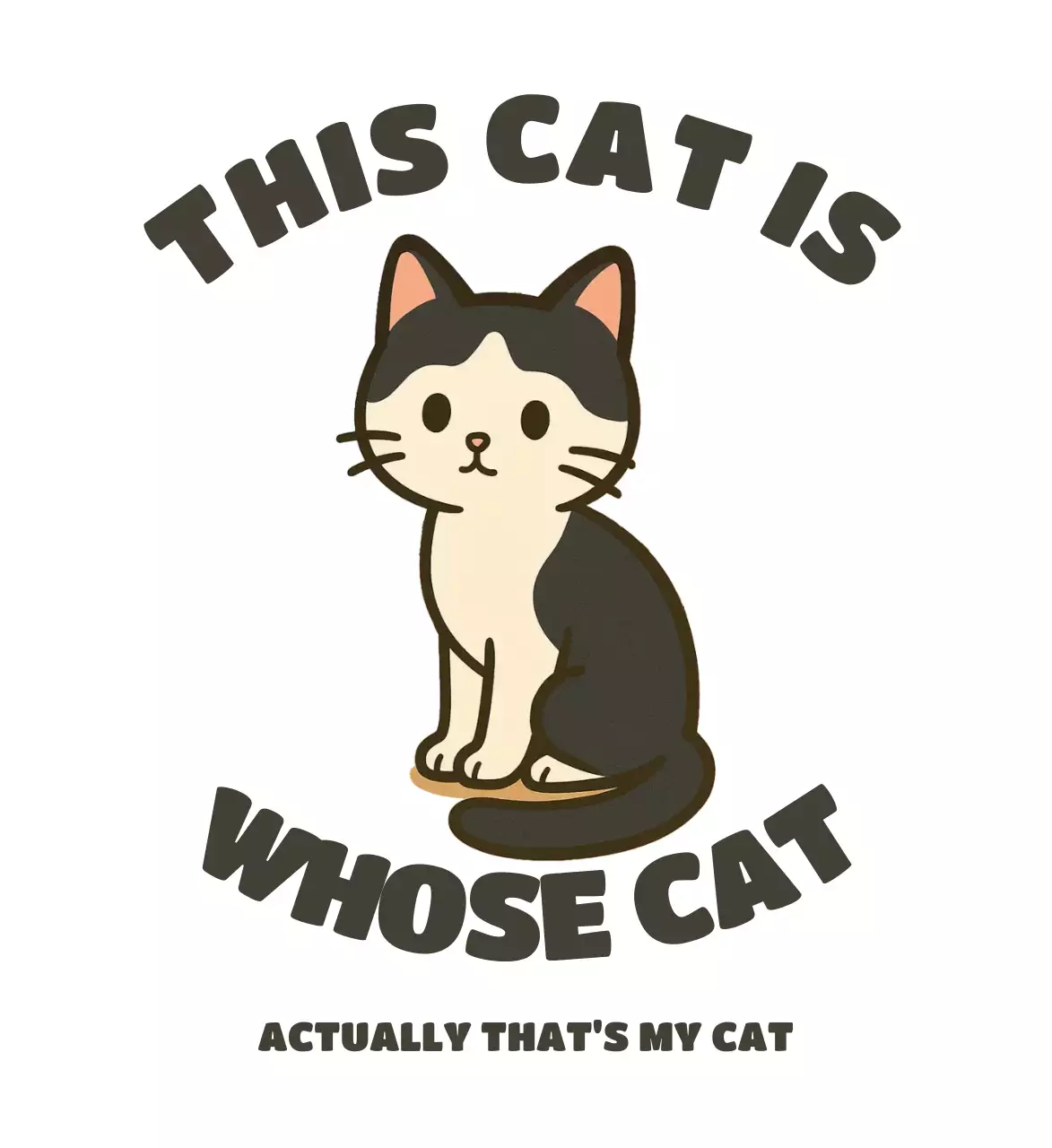 흰색 아기자기한 동물 스티커