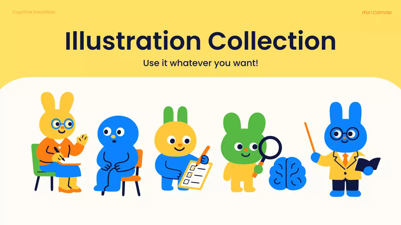 Yellow Playful Cognitive Disabilities Learning Guide Presentation