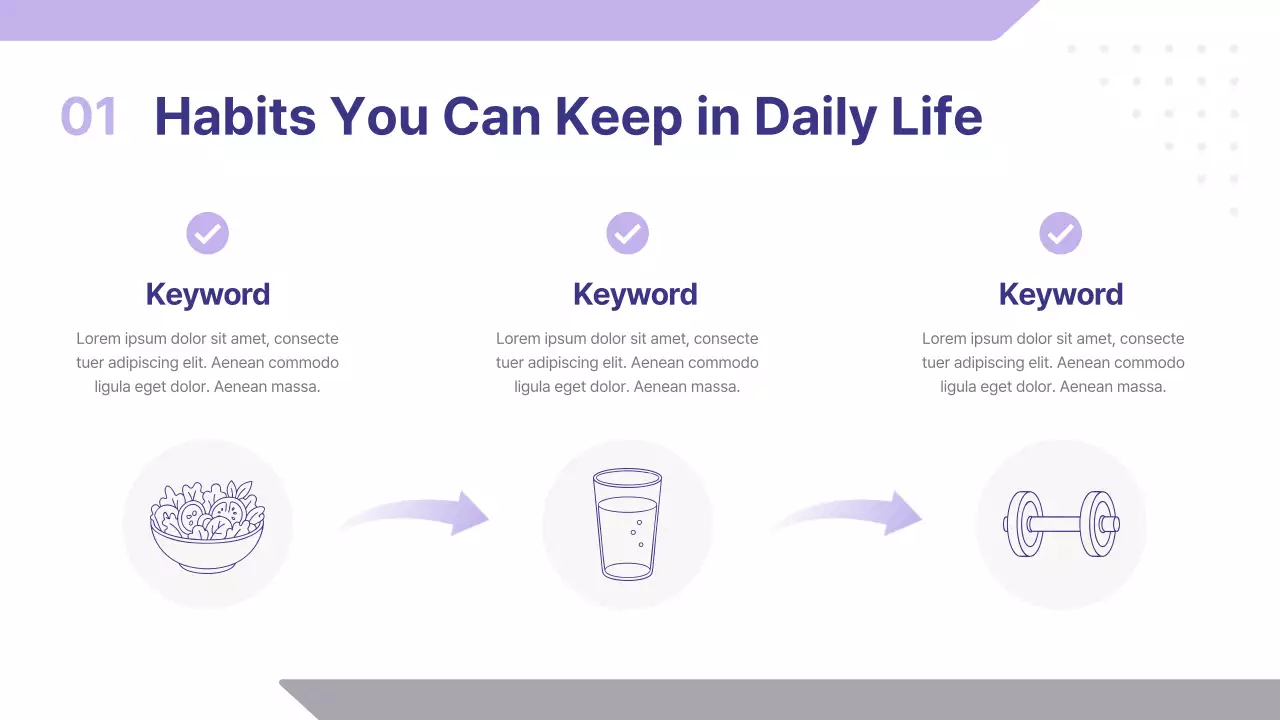 Purple Minimal Healthcare Guide Presentation