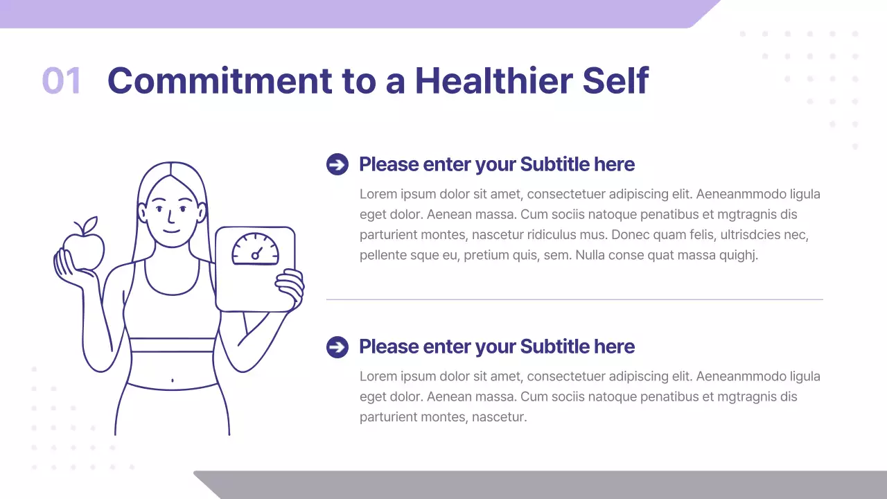 Purple Minimal Healthcare Guide Presentation