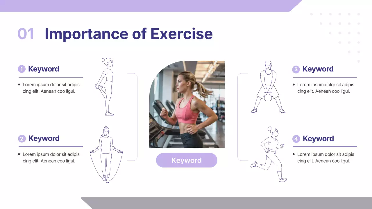 Purple Minimal Healthcare Guide Presentation