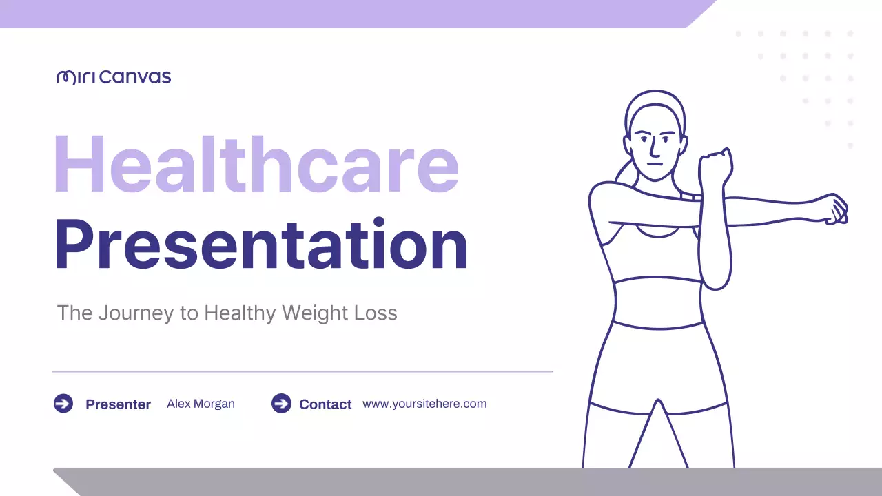 Purple Minimal Healthcare Guide Presentation