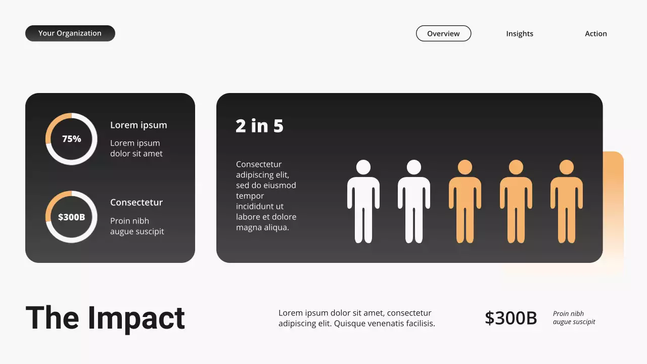 Orange and Grey Modern Gradient Mental Health Presentation