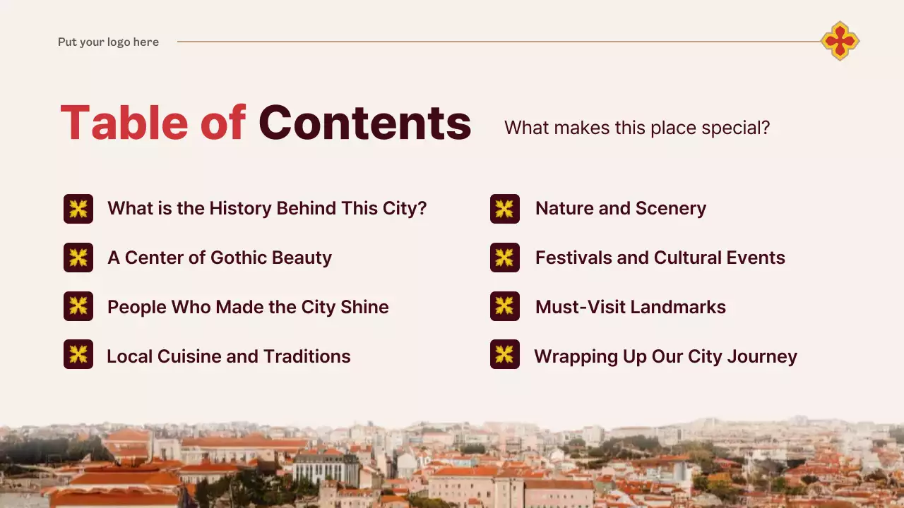 Presentasi Panduan Kota Tradisional Merah Spanyol