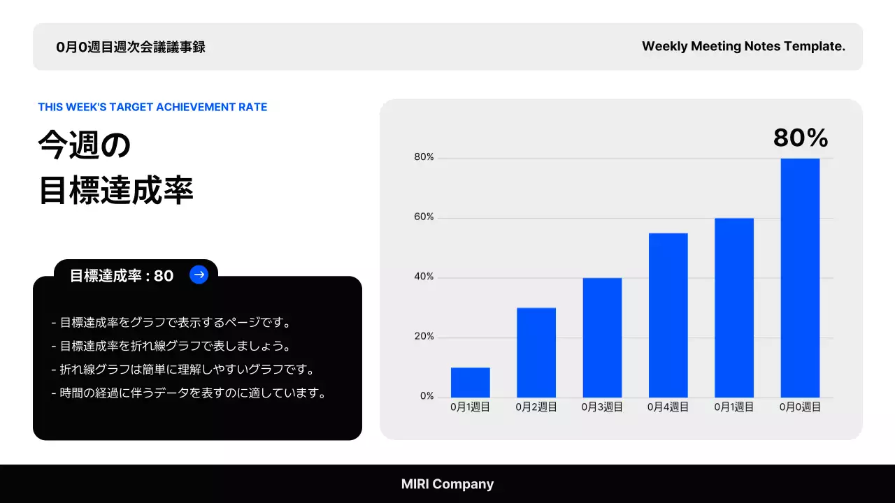 白黒 シンプル ビジネス レポート