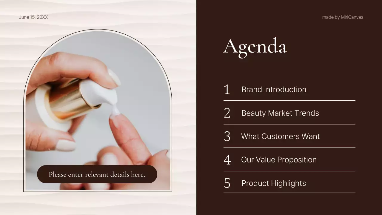 Brown Elegant Beauty Business Marketing Presentation