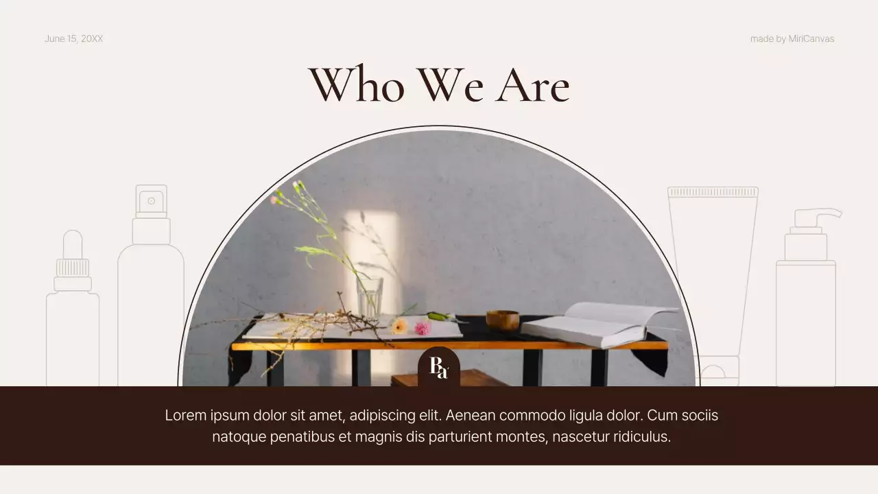 Brown Elegant Beauty Business Marketing Presentation