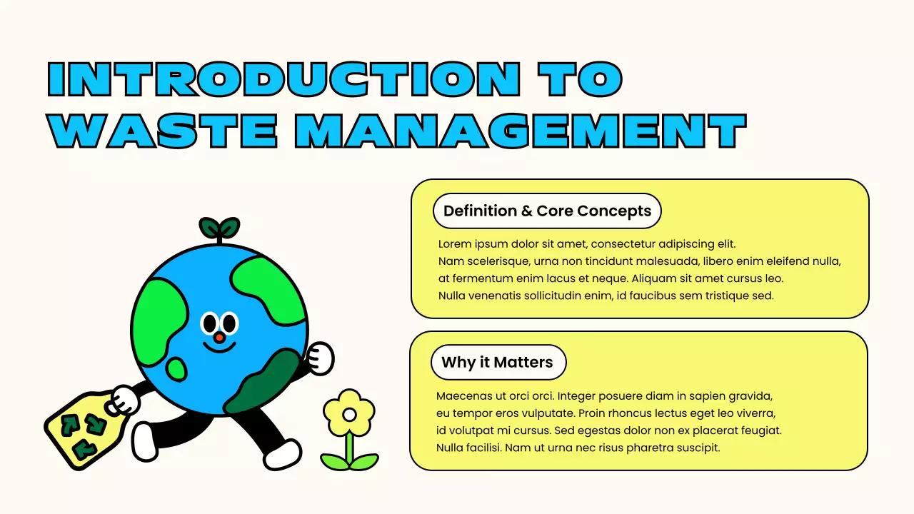 Blue Retro Earth Event