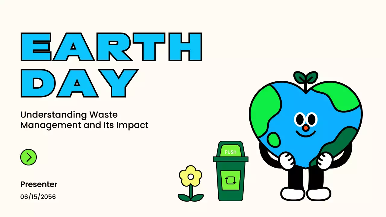 Blue Retro Earth Event