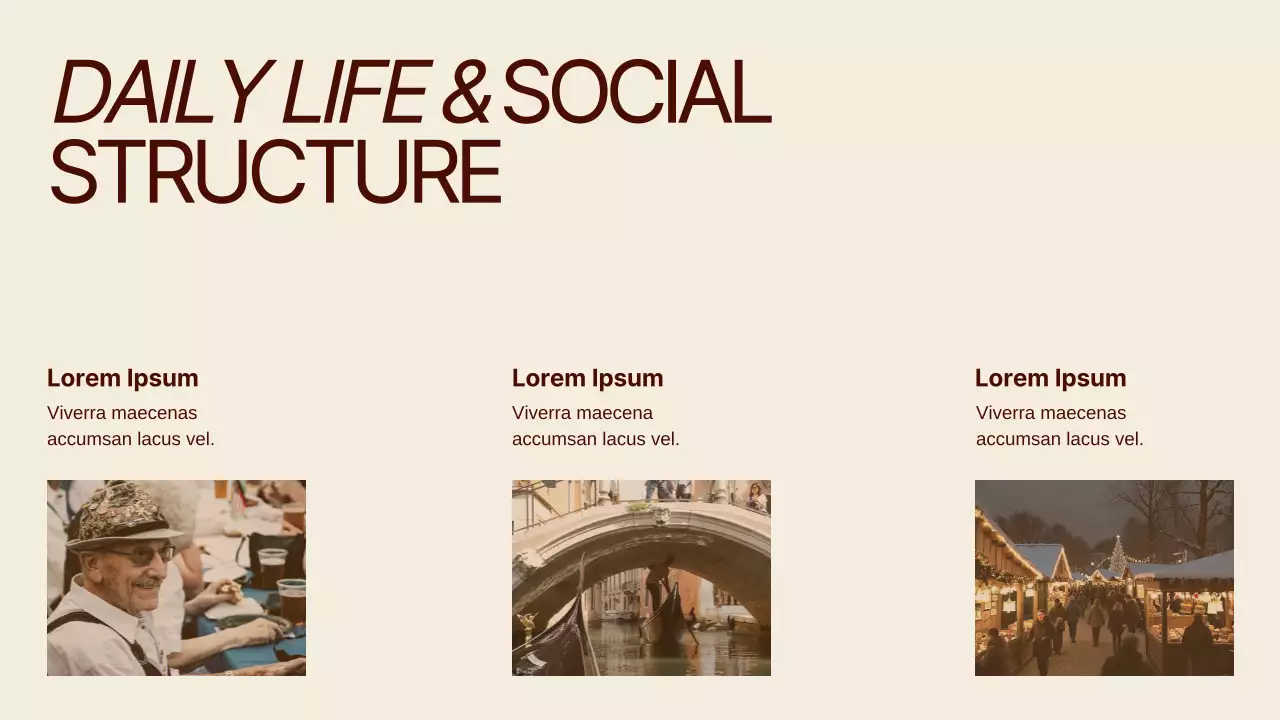 Brown and Beige Minimalist History Project Presentation