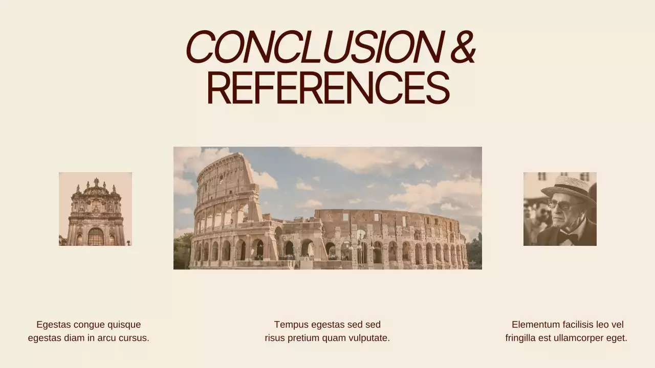 Brown and Beige Minimalist History Project Presentation