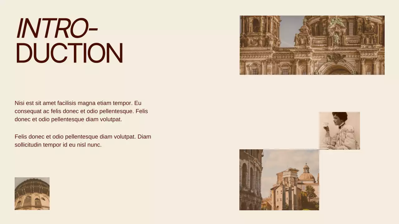 Brown and Beige Minimalist History Project Presentation