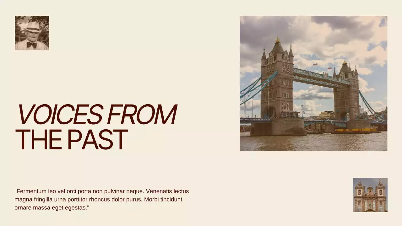 Brown and Beige Minimalist History Project Presentation