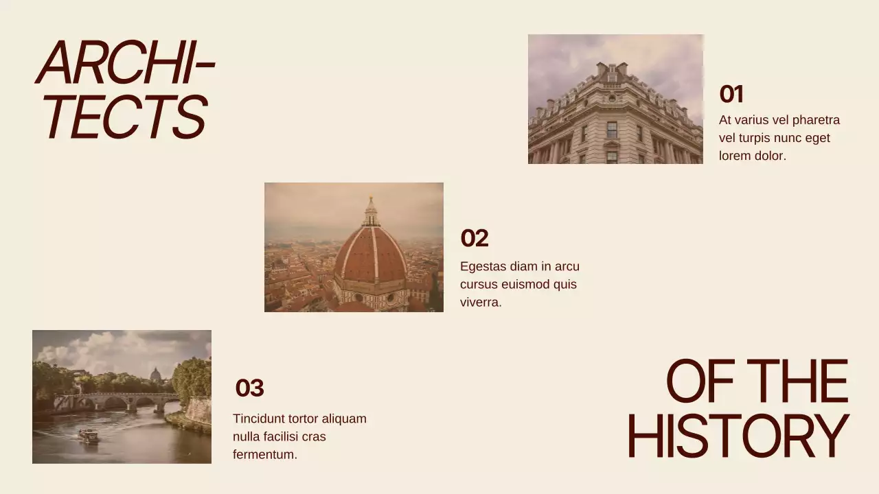 Brown and Beige Minimalist History Project Presentation