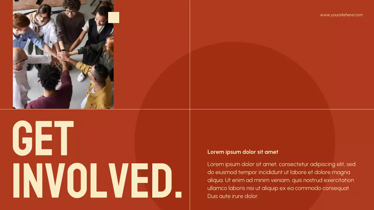 Bài thuyết trình về tác động của cộng đồng hiện đại màu đỏ